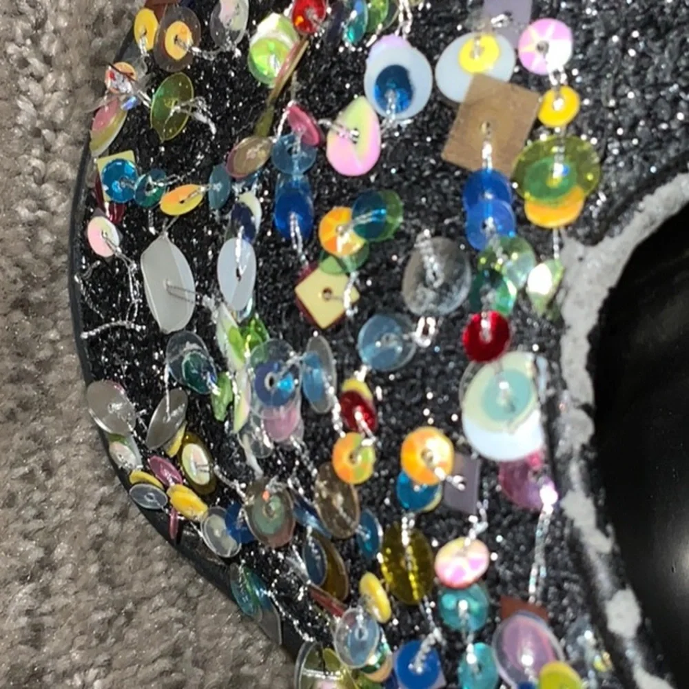 NWOT | Carlos Platform Sequin Heels | Sz 6.5